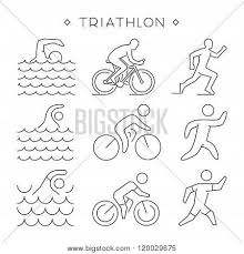 Triathlon images triatlon icon triathlete logo triathlon triatlon logo triathlons triathlon illustration triathlon symbol triathon triathlon vector. Linear Triathlon Vector Photo Free Trial Bigstock