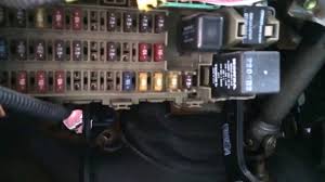 I would like to know where can i find a fuse box diagram for a 1996 honda accord, i dont have manual and the sticker in the box is lost? Honda Civic 1996 2000 Fuse Box Location Youtube