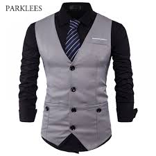 Men Suit Vest Classic V Collar Dress Slim Fit Wedding Waistcoat Mens Formal Slim Dress Sleeveless Vest Men Waistcoat Men Casual Mens Suit Vest Mens Dress Vests
