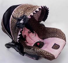 Kitty Collection Cheetah With Light Pink Minky Door Smallsproutsbaby Baby Car Seats Car Seats Car Seat Stroller Combo