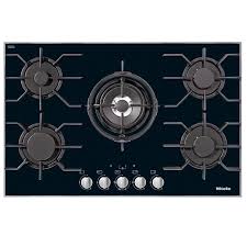 Sans compromis sur la qualité. Table De Cuisson Gaz 80cm 5 Foyers Verre Noir Miele Ref Km30341