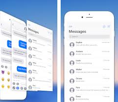 Imessenger Sms For Iphone X With Theme 2018 Apk Download Latest Android Version 2 0 Com Imessage Pctheme Messengertheme Themeios11
