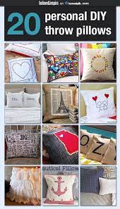 Make your own knotted fleece pillow! 20 Unique Diy Throw Pillows Sew Some Stuff Diy Throw Pillows Diy Throws Diy Pillows