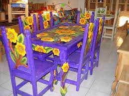 From mexico city to melbourne, tacos to tequila, beef to beans, we've rounded up the world's best mexican dining experiences. Sunflower Mexican Dining Table Mexican Furniture Mexican Home Decor Painted Furniture