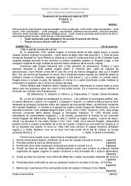Subiecte și bareme bacalaureat istorie 2018. Modele Bac Istorie By C B Issuu