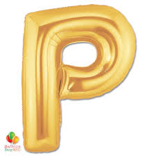 Kids would love to run the risk of getting wet with the surprising breaking of water balloons and enjoy playing these games in hot summer days. Letter P Gold Giant Foil Balloon 40 Inch Inflated Balloon Shop Nyc