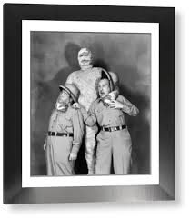 Framed Print of Abbott and Costello Meet the Mummy Print, 1955. Framed  Print from Granger