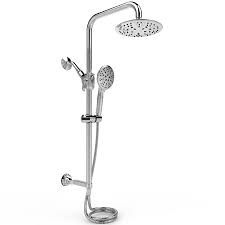 Shop Jacuzzi Primo 3 Way Chrome Shower Bar System At Lowes Com Shower Bars Bathroom Shower Kits Shower Fixtures