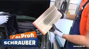 Achten sie auf die richtige positionierung des filterelements. Luftfilter Wechseln Erneuern Vw Skoda Audi Youtube