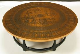 Hammered barrel coffee table brings modern shape and style to your living room. Coffee Tables Ideas Best Round Copper Coffee Table Round Incredible Furniture