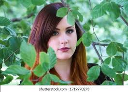 Confident Young Caucasian Woman Ombre Blended Stock Photo 1719970273