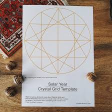 Is the flower of life a crystal grid template? New Year Intentions Crystal Grid Kick Start Your New Year Ethan Lazzerini