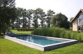 verhoogd zwembad west pool tuin zwembad tuin zwembad