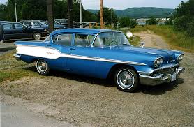 Image result for Kashmir Blue 1958 Pontiac