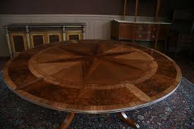 My personal low cost version of the great capstan fletcher table. Round Dining Table For 6 With Leaf Ideas On Foter
