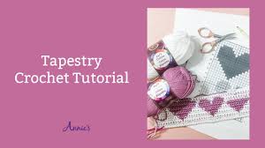 Watch this crochet tutorial video to learn. Tapestry Crochet An Annie S Crochet Tutorial Youtube
