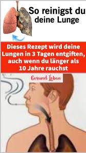 Dieses Rezept Wird Deine Lungen In 3 Tagen Entgiften Auch Wenn Du Langer Als 10 Jahre Rauchst In 2020 Lunge Reinigen Entgiften Lungen