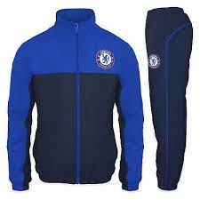 Der chelsea fc strike trainingsanzug beinhaltet eine jacke mit reißverschluss und eine verstellbare hose und sorgt damit für vielseitigen style. Chelsea Fc Herren Trainingsanzug Jacke Hose Geschenk Fur Fussballfans Ebay