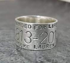 Duck Band Ring Hand Stamped Sterling Silver Bird Band Ring Mothers Day Gifts Duck Band Ring Hunting Wedding Rings Personalized Hand Stamped Jewelry