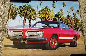 Image result for Bright Red 1966 Barracuda