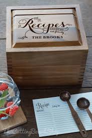A Very Well Made Acacia Recipe Box Size 7 X 6 X 5 5 With A Divider Inside Holds 4x6 Recipe Cards Custom Recipe Box Recipe Box Etsy Personalized Recipe Box