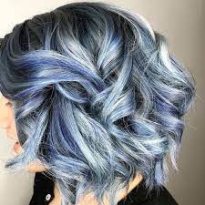 Stone Wash Denim Blue Hair Hair Hair Techniques Denim Blue Hair