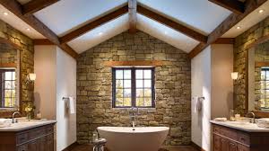 Pannelli di pietra ricostruita : Rivestimenti In Pietra Per Interior Progetto Sala Da Bagno Geopietra