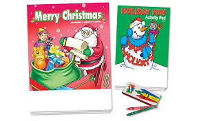 Great little activity book with a consistent christmas theme as it promises. Amazon Com 25 Pack Christmas Coloring And Activity Books For Kids Without Crayons Creative Educational Gifts For Girls And Boys Inexpensive Christmas Handouts Games Puzzles Office Products