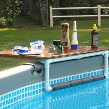 Aboveground Pool Table Drink Tray Pool Caddy Swimming Etsy Above Ground Pool Landscaping Diy Pool Pool Decks