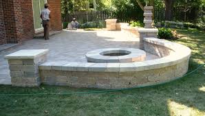 The availability of various shapes, colors, and sizes of patio pavers, make them the most versatile paving material available today. Full Image With Footer Patio Stones Patio With Fire Pit Fire Pit Patio