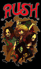 Rush Band Best Art #3 by Borrell Dery
