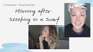 226 374 просмотра • 25 июн. How To Sleep With Curly Wavy Hair Wrapping With A Silk Scarf Youtube