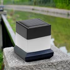 Waterproof Solar Powered Led Light Fence Post Pool Square Light For Outdoor Boundary Pool Garden Decor Lamp White Lights 5 5 7cm Www Greatworldstores Com Solar Powered Led Lights Solar Fence Lights Solar Lights