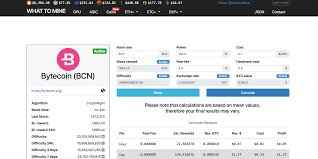 Please note that it is an estimated amount of cryptocoins you can get. Bytecoin Mining Profit Calculator Cloud Mining Profitability Calculator Hetki