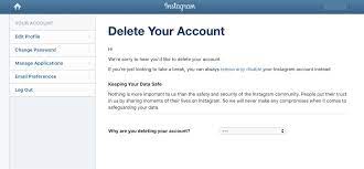 You will need to provide a reason for deleting your instagram account. Delete Instagram How To Delete An Instagram Account Permanently