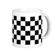 Black And White Checkered Coffee Mugs Black Checkered Pattern Coffee Mug Zazzle Com White Coffee Mugs Mugs Coffee Mugs