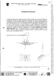 ORDEM DE SERVIQO C