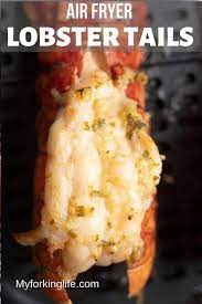Air Fried Lobster Tails Recipe Fried Lobster Tail Fried Lobster Air Fryer Oven Recipes