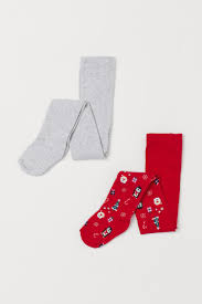 Vos enfants apprécieront ces collants chauds et aux motifs amusants en coton à la maille souple et douce. Collants Lot De 2 Rouge Motif De Noel Enfant H M Fr