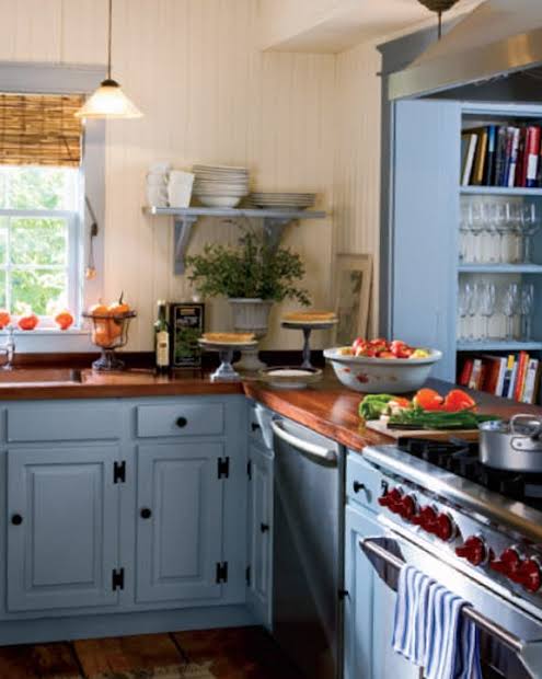 10 Beautiful Blue Kitchen Decorating Ideas - Best Blue Paints for Your  Kitchen