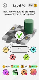 It is an amazing game that will tease your mind. Braindom Level 70 How Many Squares Are There Same Color With A Square Answers And Solutions Qunb