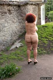 Image of 80 years old, obese, short hair, intricate, naked butt, an old fat  hispanic naked woman with obese belly -spicy.porn