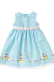 Janie And Jack Nautical Lighthouse Dress Size 0 3 Months Euc Dresses Janie And Jack Fashion