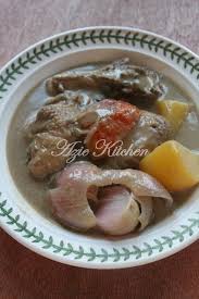 1 biji kelapa parut, cili api ditumbuk, Resepi Sup Ayam Kampung Azie Kitchen Dunia Belajar