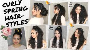7 Spring Summer Hairstyles For Naturally Curly Hair By Lana Summer Youtube Curly Hair Styles Naturally Curly Hair Styles Naturally Curly