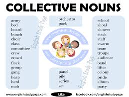 Collective Nouns In English English Study Page Collective Nouns Nouns English Study