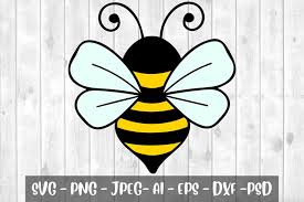 A cute bear under the tree with bees and pots of honey. Bee Svg Cute Bee Svg Bee Clipart Honey Bee Illustration 1385536 Vectors Design Bundles