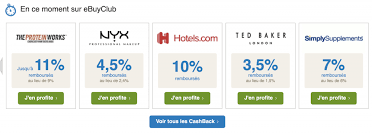 Ebuyclub vous permet de profiter de codes promos et de réductions grâce au principe de cashback chez plus de 1800 marchands en ligne. Je Vous Donne Mon Avis Sur La Plateforme De Cashback Avec Ebuyclub Optimiser Mes Finances
