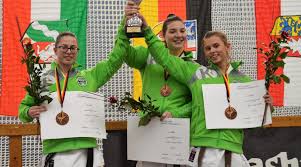 The karate techniques practiced in kata are highly applicable in kumite sparring. Karate Kata Team 3 Bei Den Deutschen Meisterschaften Tv Holz 02 E V