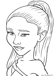 In case you don\'t find what you are looking for, use the top search bar to search again! Ariana Grande Funny Coloring Pages Printable